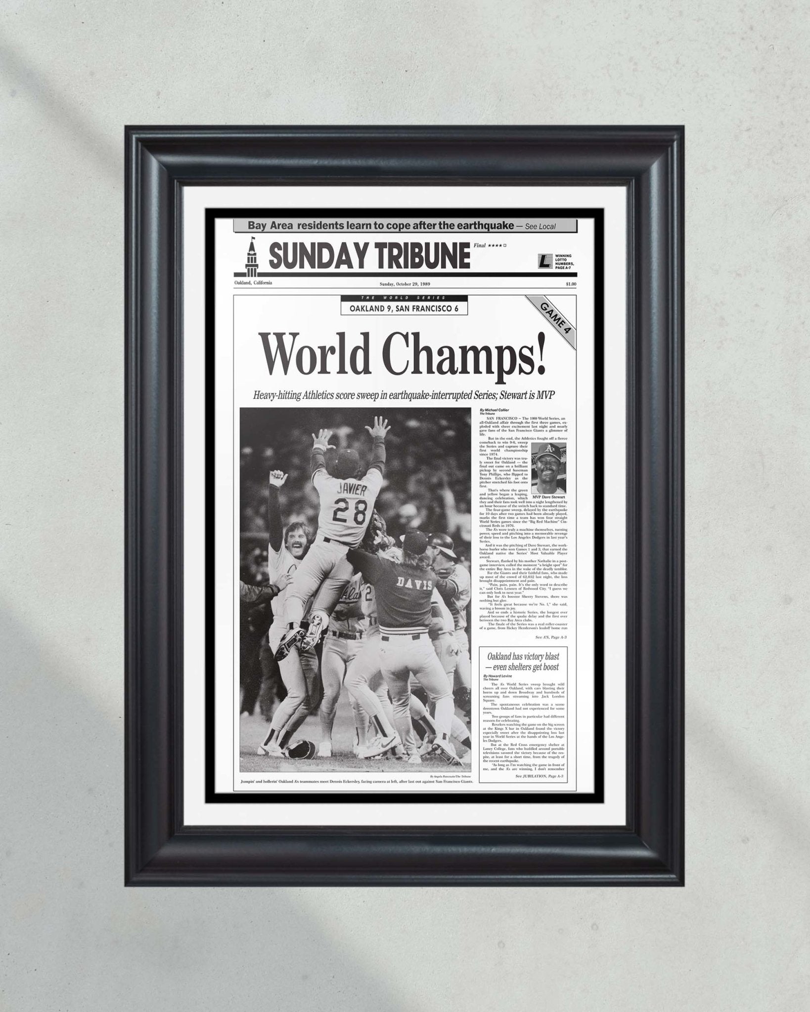 Kansas City Royals World Series Championship Celebration Framed Poster