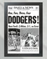 1963 LA Dodgers World Series Champs Framed Newspaper Print - Title Game Frames