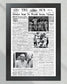 1970 Baltimore Orioles World Series Champions Framed Front Page Newspaper Print - Title Game Frames