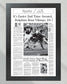 1974 Miami Dolphins Super Bowl VIII Champions Framed Front Page Newspaper Print - Title Game Frames