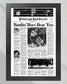 1979 Pittsburgh Pirates World Series Champions Framed Front Page Newspaper Print - Title Game Frames