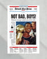 1989 Detroit Pistons NBA Champion Framed Newspaper Front Page Print Bad Boys The Palace - Title Game Frames