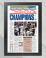 1992 Toronto Blue Jays World Series Champions Framed Front Page Newspaper Print - Title Game Frames