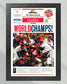 1995 Atlanta Braves World Series Champions Framed Front Page Newspaper Print - Title Game Frames