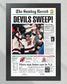 1995 NJ Devils Stanley Cup Champions Framed Newspaper Front Page Print - Title Game Frames