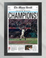 1997 Florida Marlins World Series Champions Framed Front Page Newspaper Print - Title Game Frames