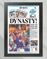 1997 LSU Tigers ‘DYNASTY!’ College World Series Champions Framed Newspaper Print - Title Game Frames