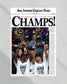 1999 San Antonio Spurs Framed Newspaper Cover Print David Robinson and Tim Duncan - Title Game Frames