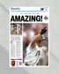 2000 LSU Tigers 'AMAZING!' College World Series Champions Framed Newspaper Print - Title Game Frames