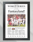 2002 Anaheim Angels World Series Champion Framed Newspaper Front Page Print - Title Game Frames