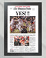 2004 Red Sox World Series Baseball Champions Framed Newspaper Cover Print Fenway Park - Title Game Frames