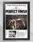 2006 Texas Longhorns Rose Bowl Champions 'Perfect Finish' Vince Young Framed Newspaper - Title Game Frames