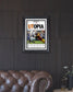 2006 Texas Longhorns Rose Bowl Champions 'UTOPIA' Newspaper - Sports Edition - Title Game Frames