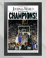 2008 Kansas Jayhawks NCAA College Basketball Champions Framed Front Page Newspaper Print Mario Chalmers - Title Game Frames