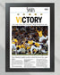 2009 LSU Tigers "VICTORY!" College World Series Champions Newspaper Print - Title Game Frames