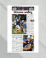 2010 Auburn Tigers NCAA College Football National Champions Framed Front Page Newspaper Print - Title Game Frames