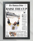 2011 Boston Bruins Stanley Cup Boston Globe Framed Newspaper Cover Print Boston Garden - Title Game Frames