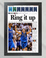 2011 Dallas Mavericks NBA Champions 'Ring it up' Framed Front Page Newspaper - Title Game Frames