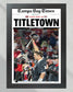 2021 Tampa Bay Buccaneers NFL Super Bowl Champions Framed Front Page Newspaper Print - Title Game Frames