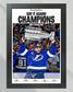 2021 Tampa Bay Lightning Stanley Cup Champions Framed Newspaper Front Page Print - Title Game Frames