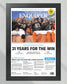 2022 Cincinnati Bengals “31 Years” AFC Wild Card Game Framed Front Page Newspaper - Title Game Frames