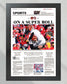 2022 Cincinnati Bengals “On A Super Roll” AFC Championship Framed Front Page Newspaper Print - Title Game Frames