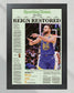 2022 Golden State Warriors “Reign Restored” NBA Champion Framed Front Page Newspaper Print - Title Game Frames