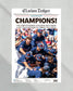 2022 Ole Miss Rebels CWS 'CHAMPIONS!' Clarion Ledger Framed Newspaper - Title Game Frames