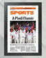 2022 Philadelphia Phillies NLCS Champions Framed Front Page Newspaper - Title Game Frames