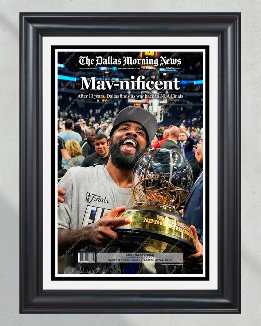 2024 Dallas Mavericks Western Conference Champions Commemorative Newspaper - Mavnificent - Title Game Frames