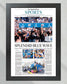 2024 Dodgers Victory Parade: World Series Celebration Framed Newspaper - Title Game Frames