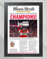 2024 Florida Panthers Stanley Cup "CHAMPIONS!" Special Edition Newspaper - Title Game Frames