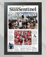 2024 Florida Panthers Stanley Cup 'THE CHAMPIONS! Framed Front Page Newspaper - Title Game Frames