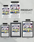 2024 Michigan Wolverines Upsets Ohio State Buckeyes "Go For Four" Michigan Daily Framed Newspaper - Title Game Frames