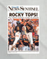 2024 Tennessee Volunteers 'ROCKY TOPS!' - CWS Baseball Champions Framed Newspaper - Title Game Frames