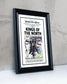 2025 Detroit Lions Kings of the North - NFC No. 1 Seed Framed Newspaper - Title Game Frames