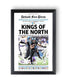 2025 Detroit Lions Kings of the North - NFC No. 1 Seed Framed Newspaper - Title Game Frames