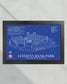 Philadelphia Phillies Citizens Bank Park Stadium Ballpark Blueprint - Title Game Frames