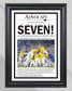 2023 LSU Tigers “SEVEN!” College World Series Champions Front Page Newspaper