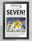 2023 LSU Tigers “SEVEN!” College World Series Champions Front Page Newspaper