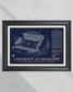 University of Mississippi Ole Miss Rebels Vaught Hemingway Stadium Blueprint - Title Game Frames