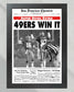 1985 San Francisco 49ers Super Bowl Champions Framed Front Page Newspaper Print Joe Montana - Title Game Frames