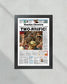 1995 Houston Rockets NBA Champion Framed Front Page Newspaper Print - Title Game Frames