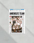 2004 Detroit Pistons NBA Champion Framed Front Page Newspaper Print - Title Game Frames