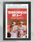 2023 Kansas City Chiefs “Burrowhead” AFC Championship Game Framed Front Page Newspaper - Title Game Frames