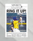 2023 LSU Tigers “Ring it Up!” College World Series Champions Commemorative Newspaper - Title Game Frames