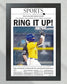 2023 LSU Tigers “Ring it Up!” College World Series Champions Commemorative Newspaper - Title Game Frames