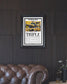 2023 Michigan Wolverines' Third Consecutive Victory Over Ohio State: 'TRIPLE' - Framed Print - Title Game Frames