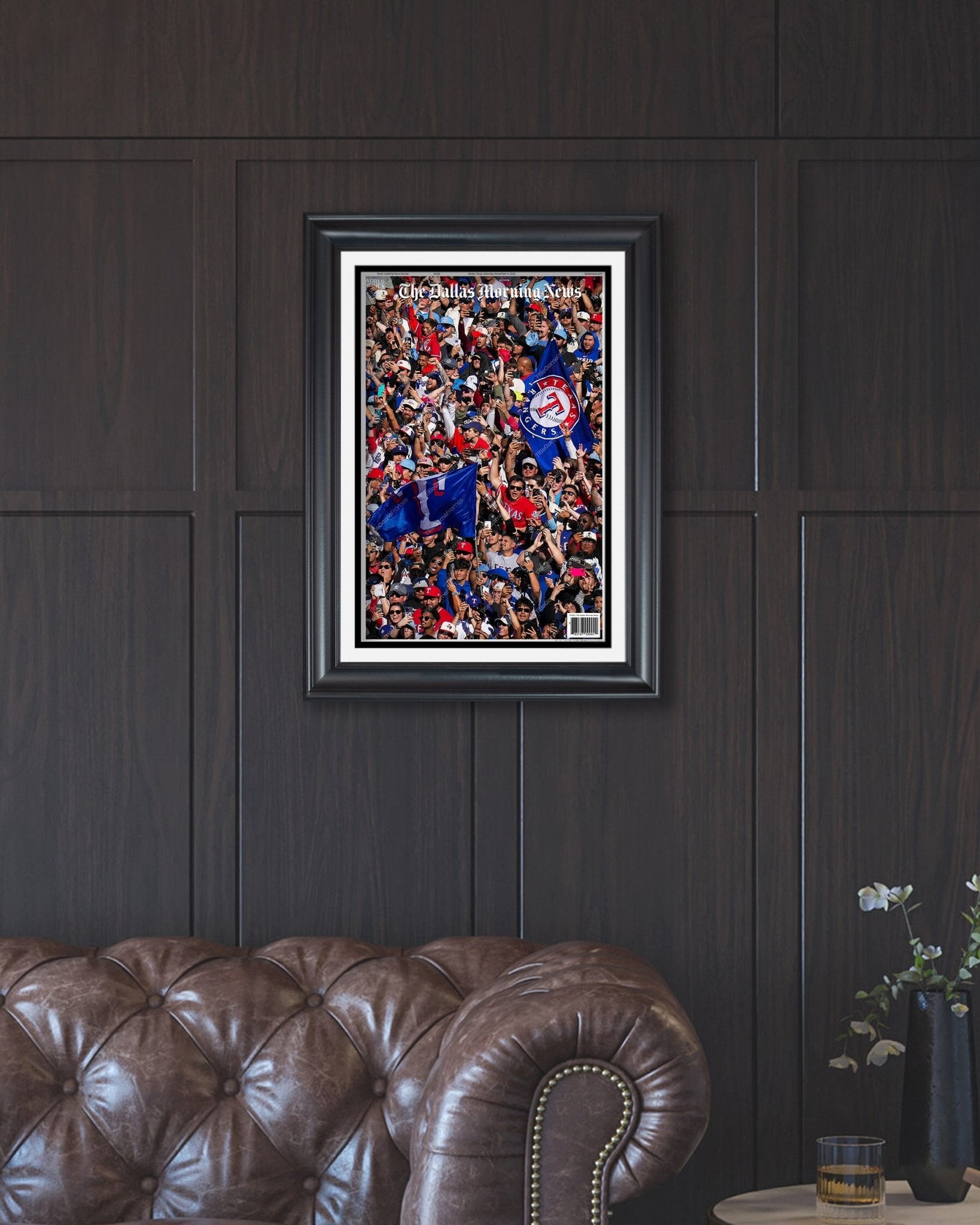 2023 Texas Rangers World Series Champions Parade - Framed Commemorative Edition - Title Game Frames