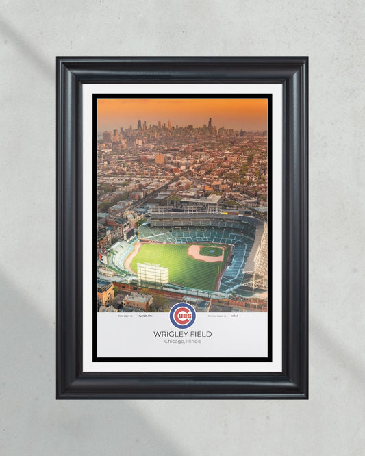 Chicago Cubs Wrigley Field Framed Print - Title Game Frames